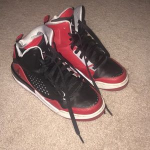 Boys Jordan Flight Red and Black Sneakers - Nike